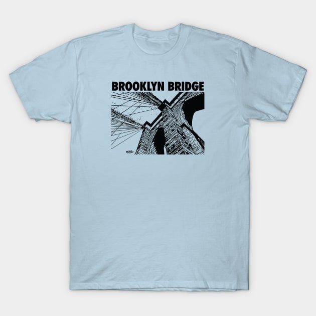 Brooklyn Bridge 1 T-Shirt by BonzoTee